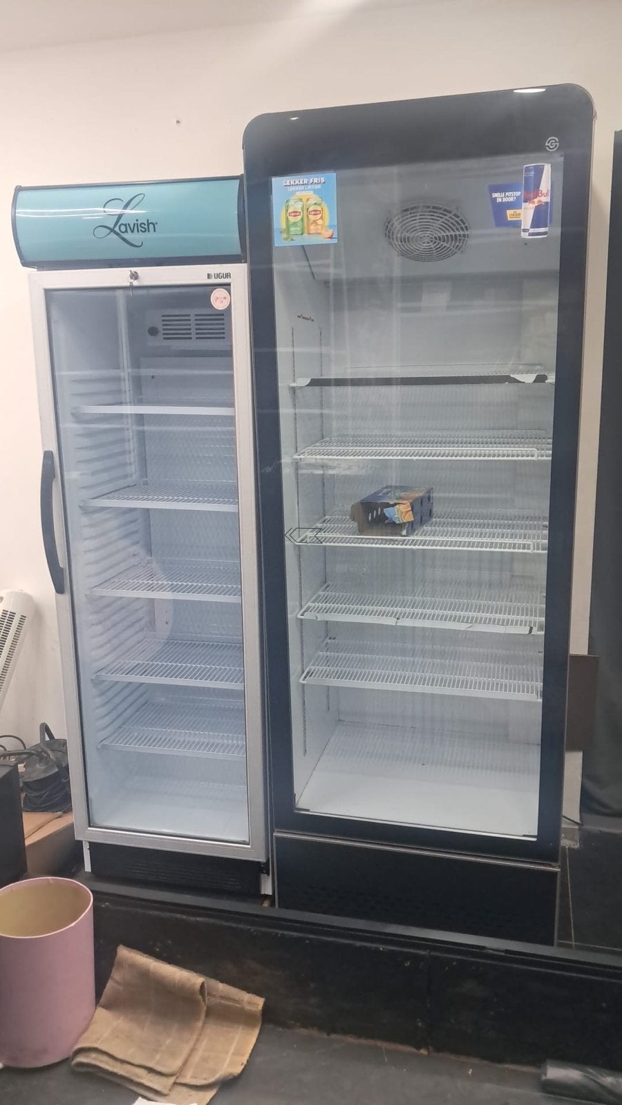 Koelkasten met glazen deur - Ideaal voor horeca, Ophalen, 200 liter of meer, 60 cm of meer, 160 cm of meer