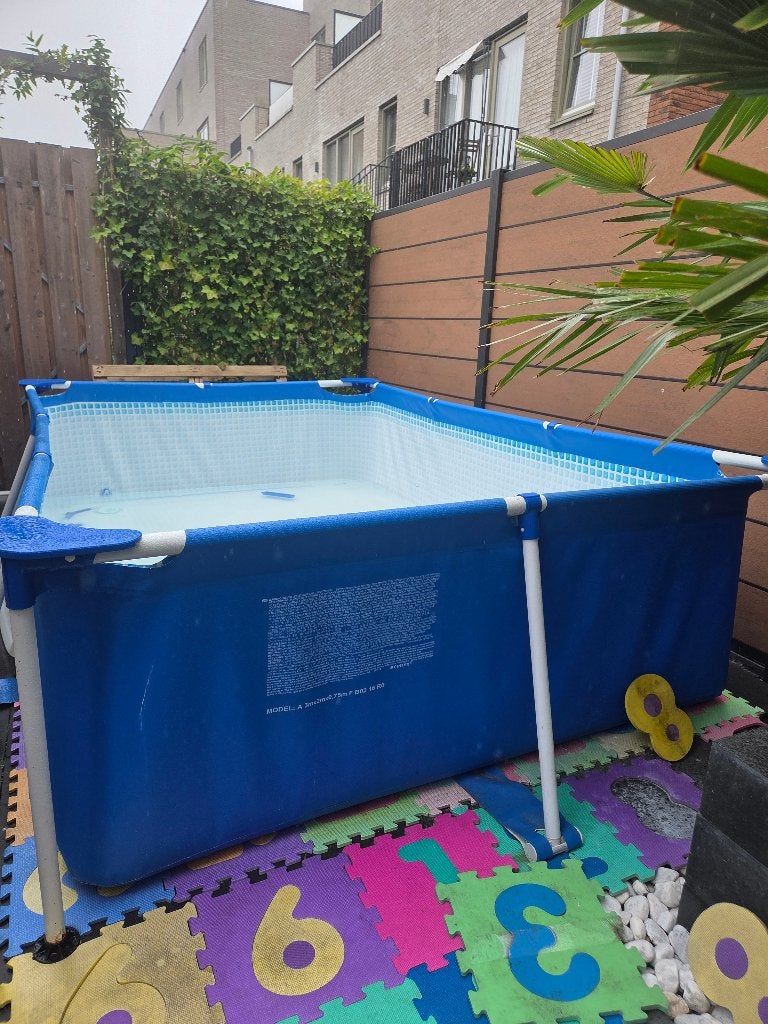 Intex zwembad - gratis, Tuin en Terras, Ophalen, Gebruikt, Opzetzwembad, 200 tot 400 cm