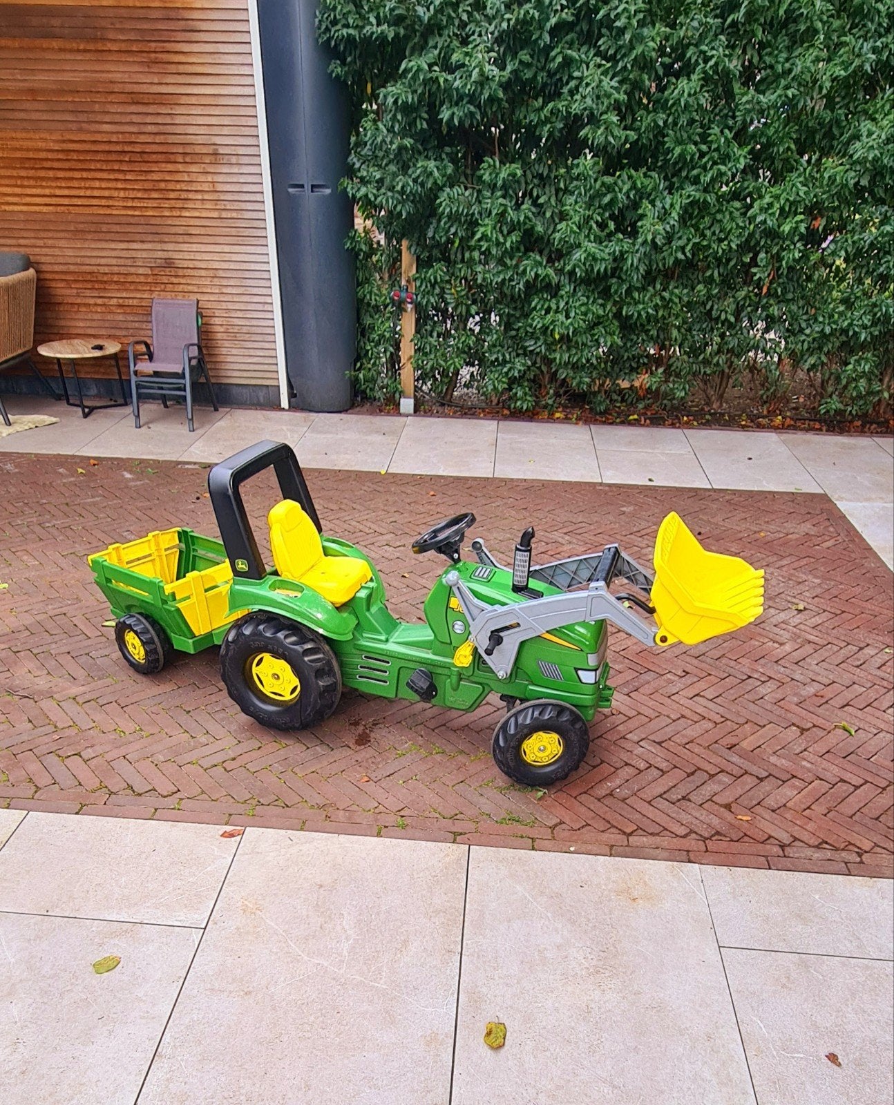 Rolly toys John Deere traptractor met voorlader en aanhanger, Kinderen en Baby's, Speelgoed | Buiten | Voertuigen en Loopfietsen