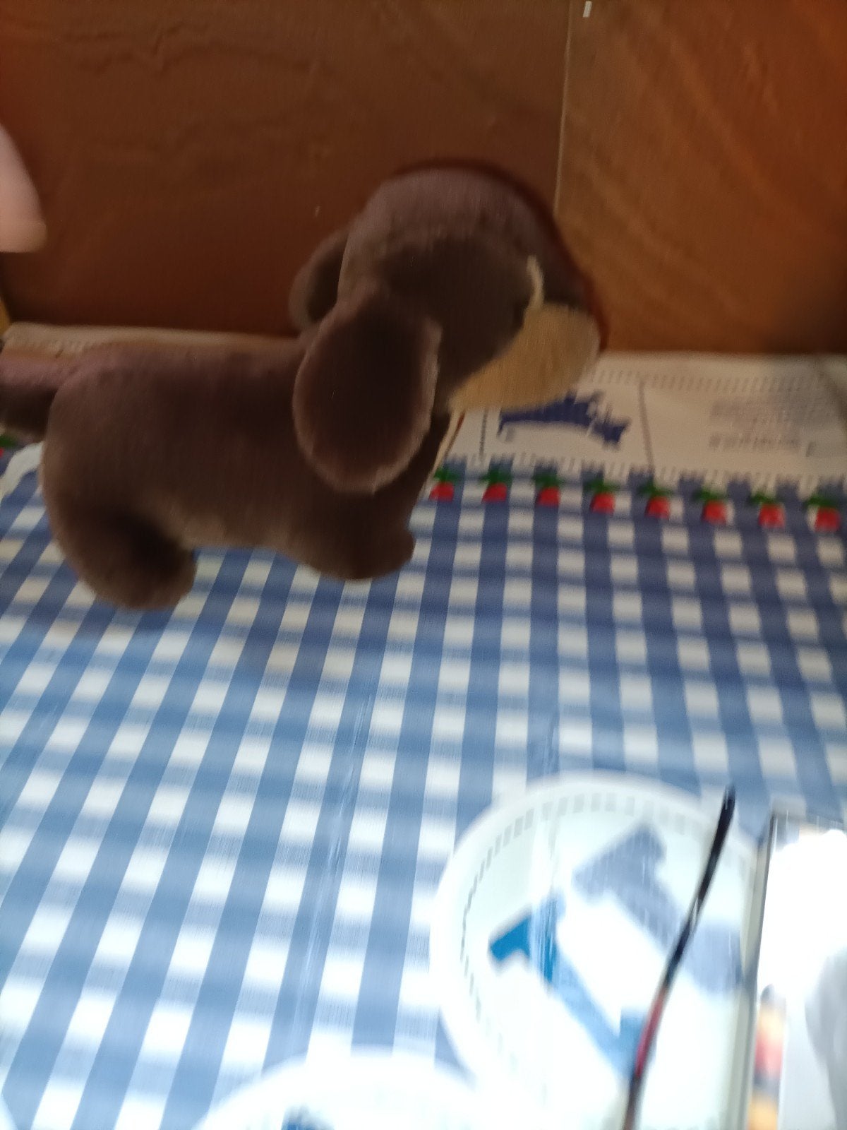 Teckel knuffel Anna Club Plush vintage 24 cm groot, Ophalen of Verzenden, Zo goed als nieuw, Overige typen
