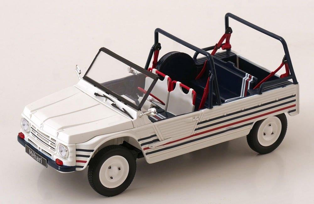 Norev 1:18 Citroen Mehari 2016 Blue White Red., Hobby en Vrije tijd, Modelauto's | 1:18, -, Nieuw, Norev, Ophalen of Verzenden