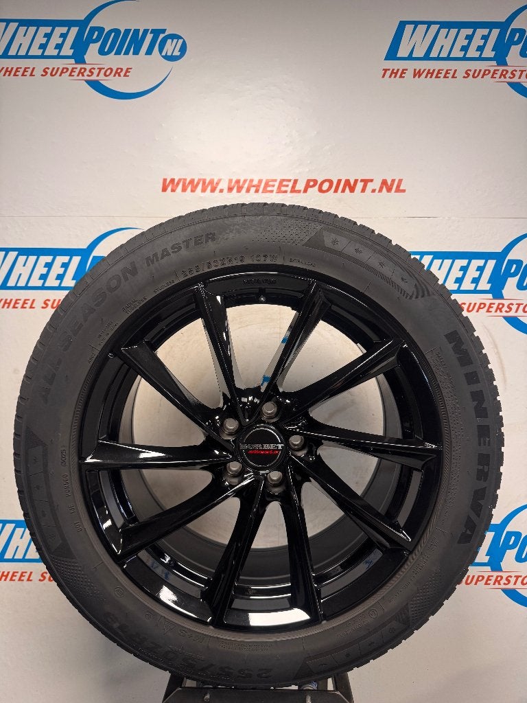 19" Borbet Velgen Skoda Enyaq Elroq VW ID.4 Audi Q4, 19 inch, Gebruikt, 255 mm, Banden en Velgen