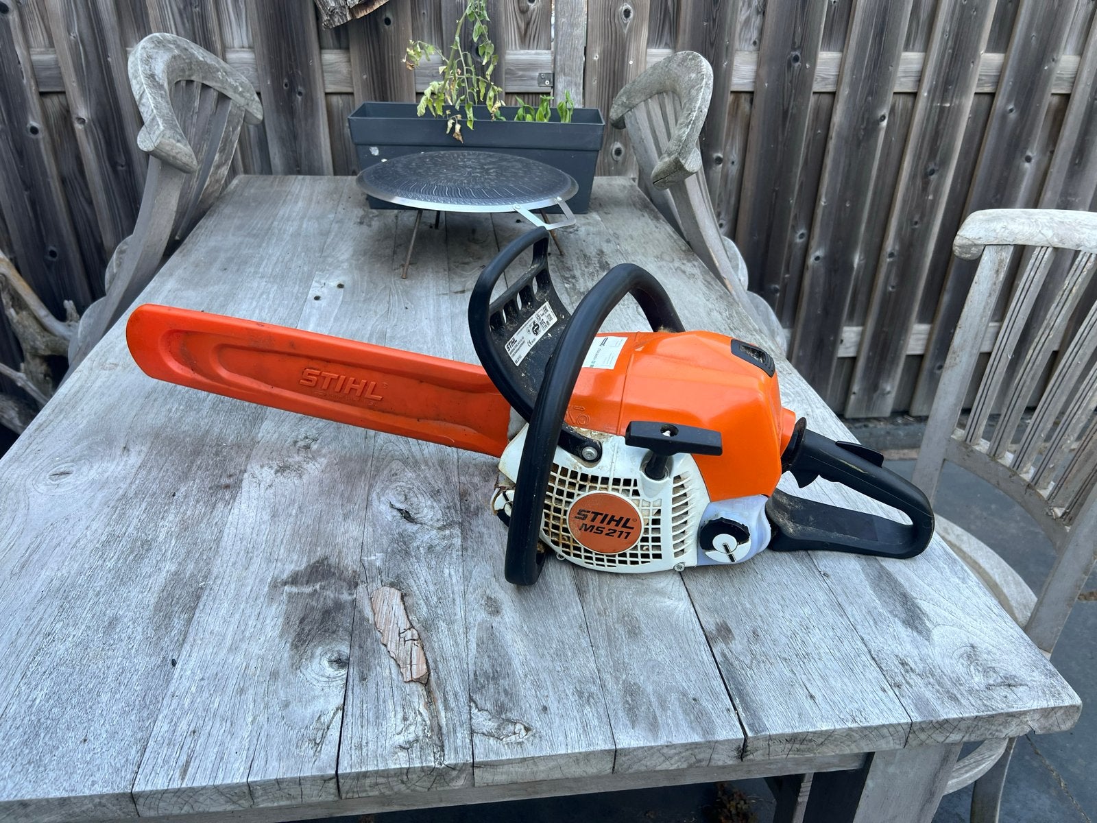 Stihl MS 211 Benzine Kettingzaag, Ophalen, Gebruikt, Boomzaag