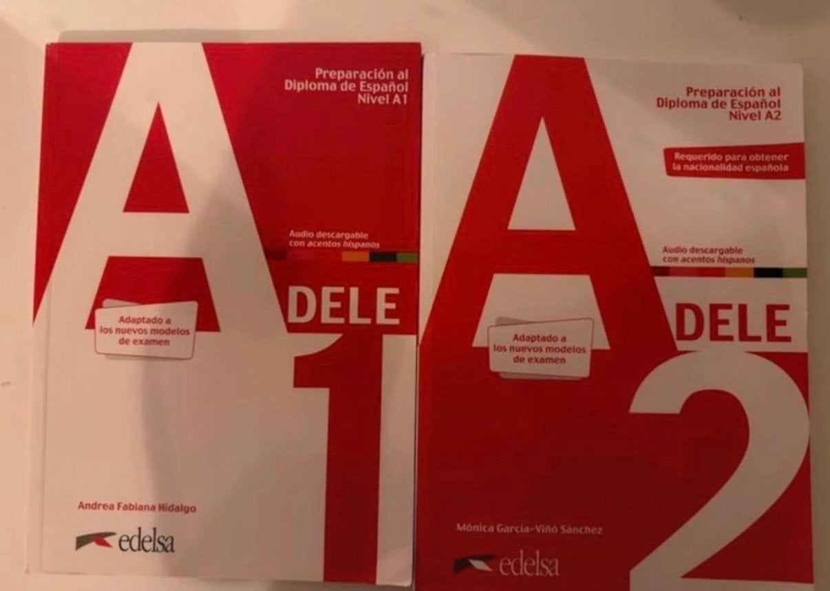NEW DELE Spaans A1 & A2 voorbereidingsboeken Edelsa, Verzenden, Zo goed als nieuw, Non-fictie