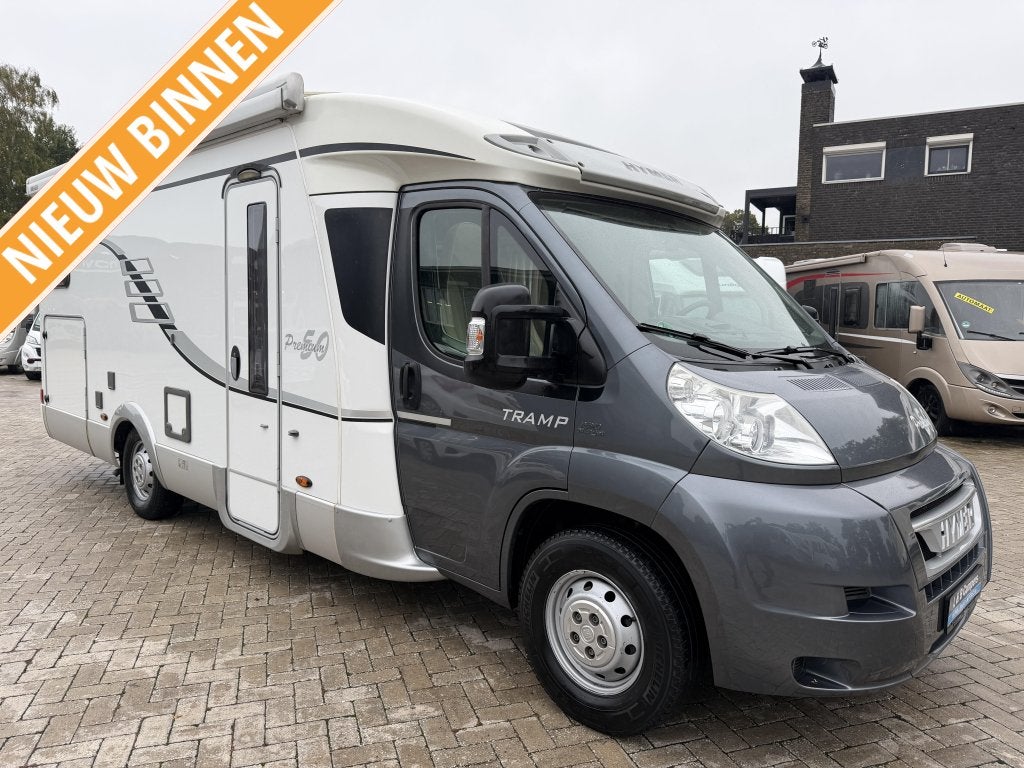 Hymer Tramp Premium 50 Queensbed Garage 2013 Top-Klasse, Fiat, Bedrijf, Hymer, Half-integraal