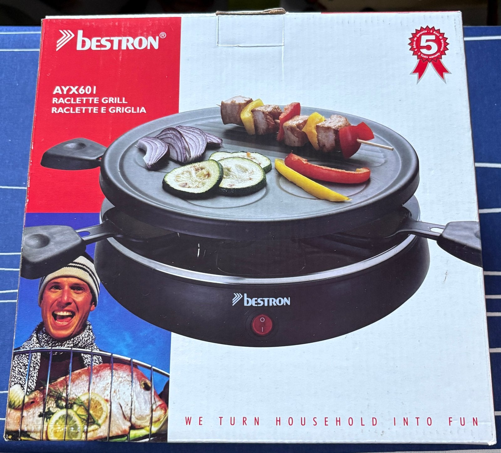 Bestron raclette grill, Witgoed en Apparatuur, Ophalen, Nieuw, 4 t/m 7 personen