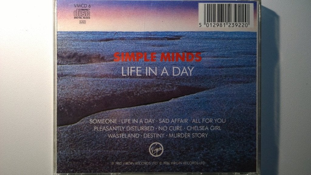 Simple Minds - Life In A Day, Ophalen of Verzenden, Zo goed als nieuw