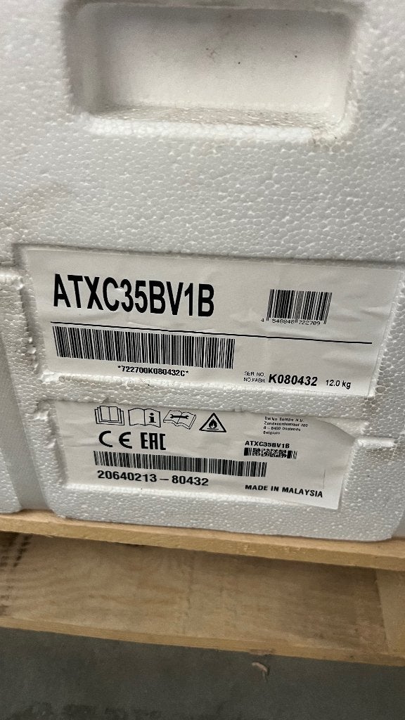 Daikin 3,5 kW Split Airco – NIEUW – Compleet, Witgoed en Apparatuur, Airco's, Ophalen, Koelen en Ontvochtigen, Energieklasse A of zuiniger