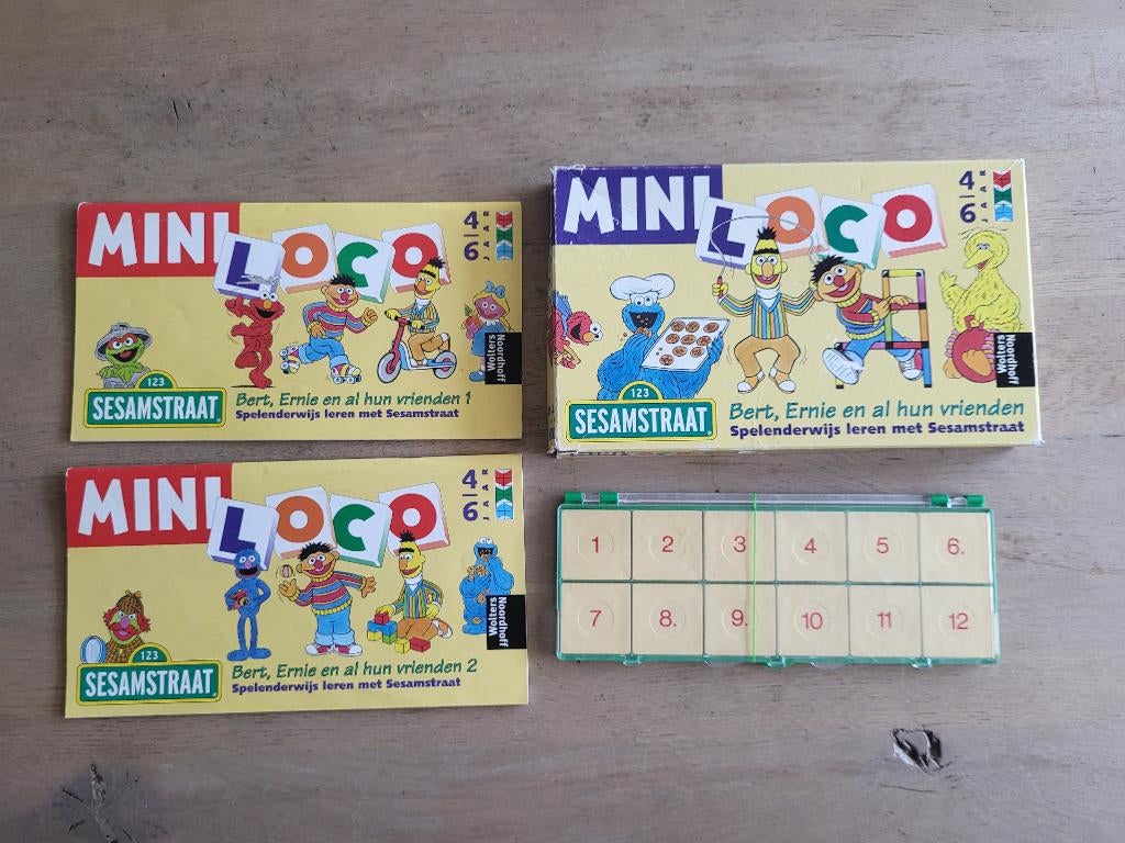 loco MINI MAXI BAMBINO dozen en boekjes, Ophalen of Verzenden, Gebruikt