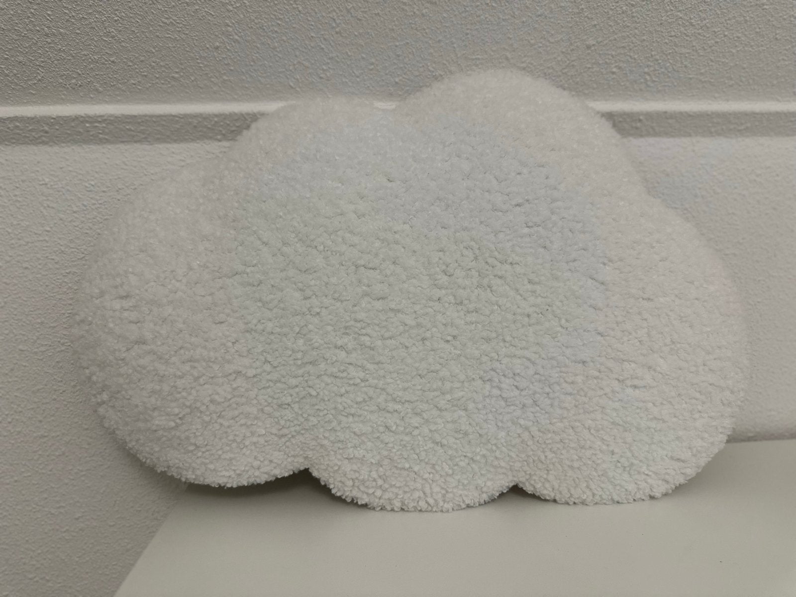 2x Wolken Wanddecoratie Bouclé Wit - NIEUW, Ophalen, Textiel, Wit, Nieuw