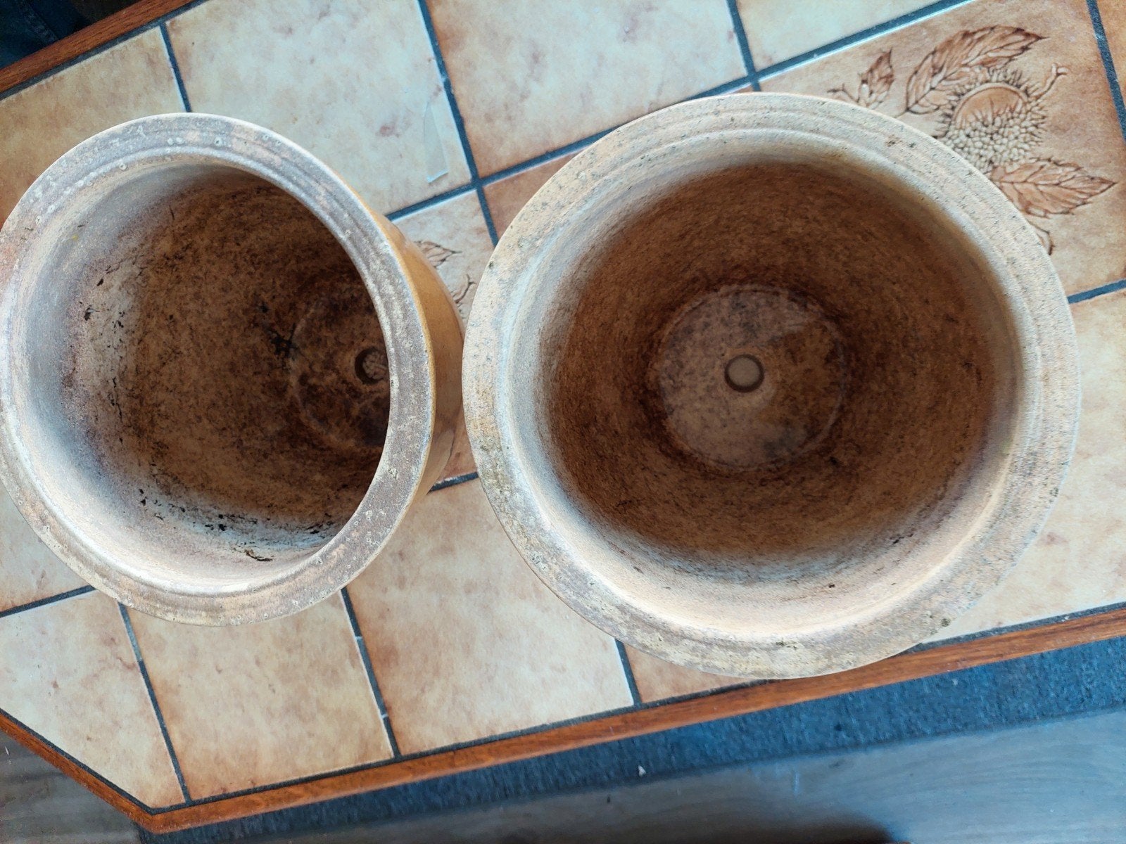 Keulse potten, Ophalen of Verzenden, Rond, Riet