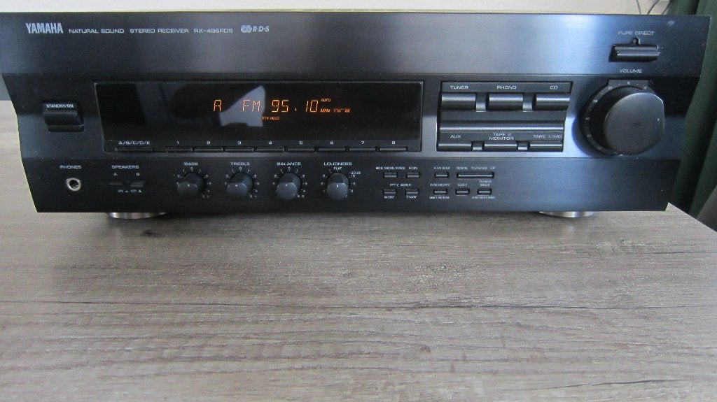 YAMAHA RECEIVER  RX-496 RDS, Yamaha, Ophalen of Verzenden, 60 tot 120 watt, Gebruikt
