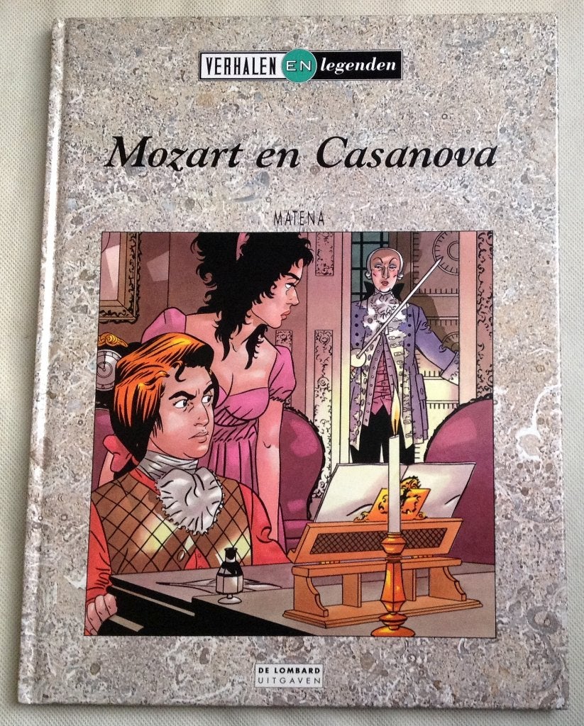 Verhalen en legenden Mozart en Casanova Dick Matena, Boeken, Eén stripboek, Verzenden, Zo goed als nieuw, Dick Matena