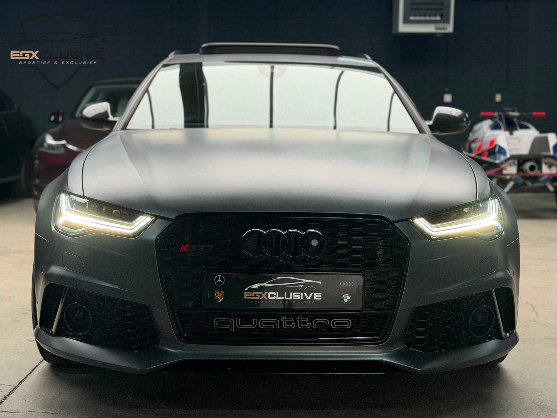 Audi RS6 4.0 TFSI Quattro Performance Akrapovic/Ceramic/Pano, Auto's, Audi, Automaat, Gebruikt, Adaptive Cruise Control, 3993 cc