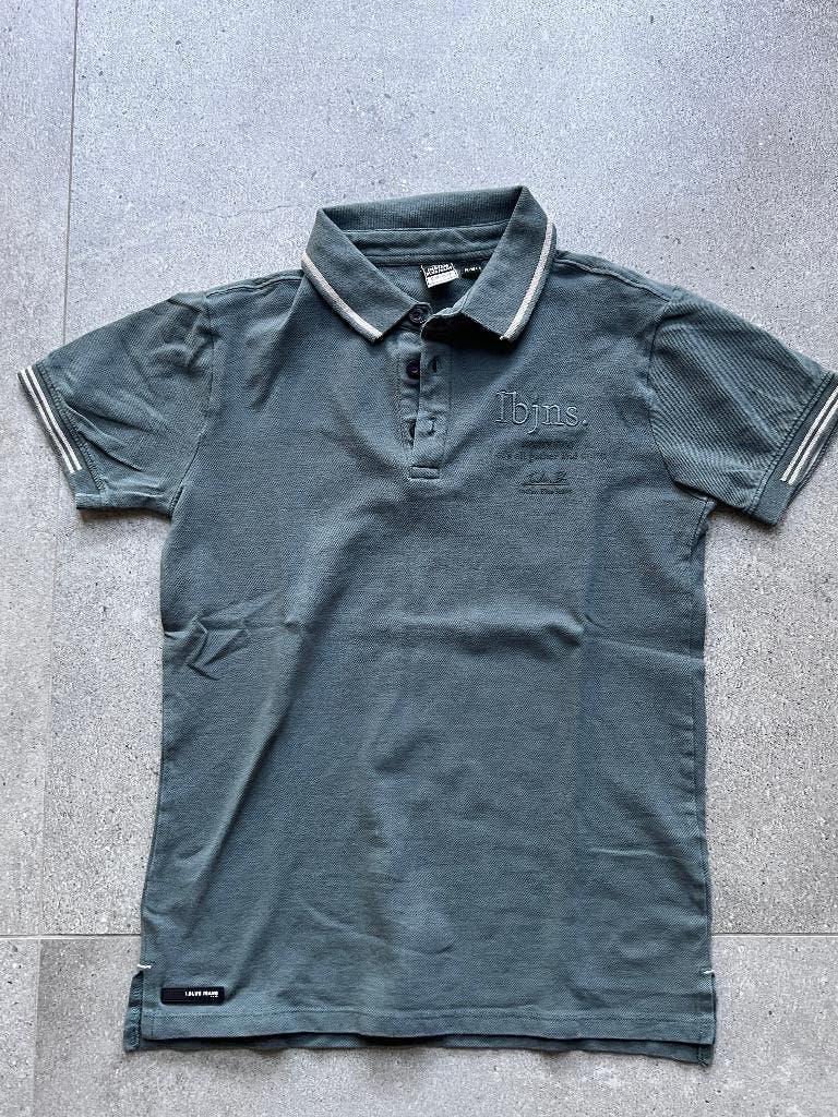 Indian Blue Jeans, groene polo, maat 164, zgan, Ophalen of Verzenden, Zo goed als nieuw, Shirt of Longsleeve, Jongen