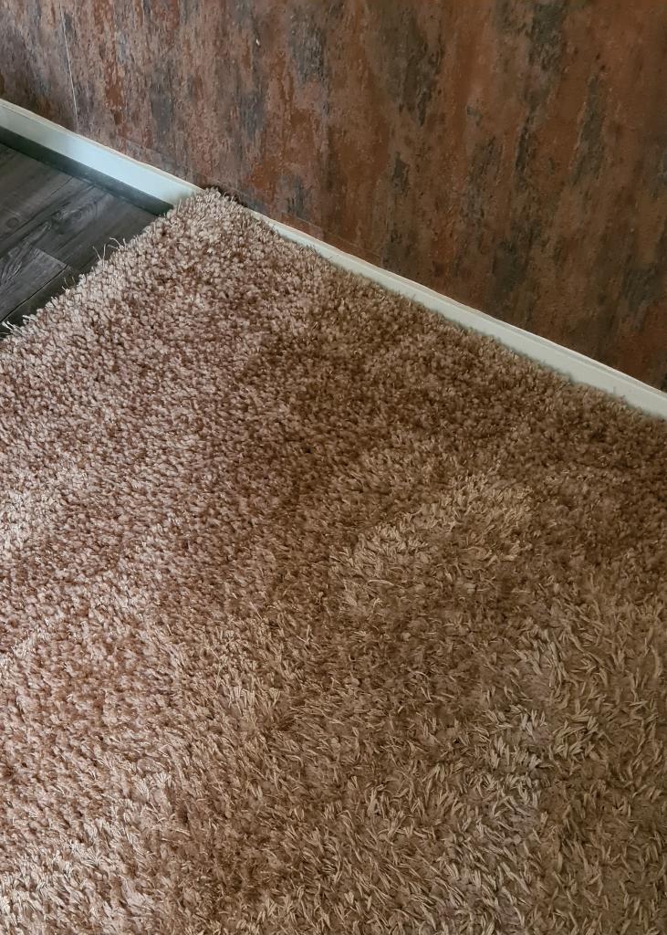 hoogpolis vloerkleed 200x290cm Terra-Karamelkleurig kleed., Huis en Inrichting, Stoffering | Tapijten en Kleden, Ophalen, Bruin