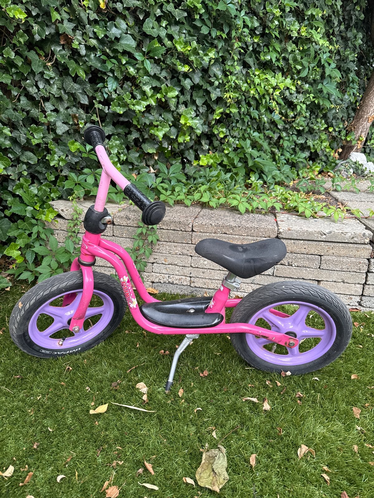 Puky loopfiets roze/paars, Ophalen, Gebruikt, Loopfiets
