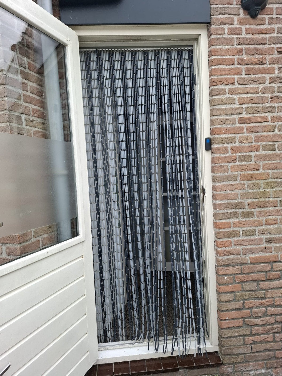 Vliegengordijn Sun-Arts - Grijs/Wit - 90x210 cm, Overige merken, Ophalen of Verzenden, Grijs, Kunststof