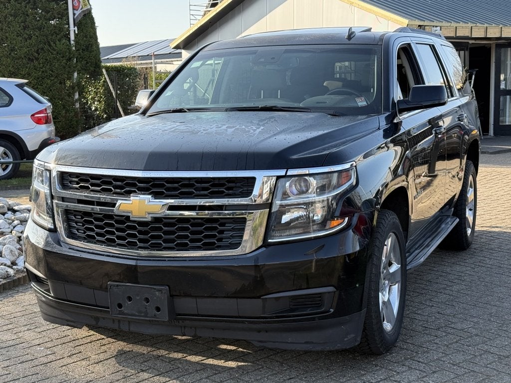 Chevrolet Tahoe 5.3 V8 2015 Zwart LT Marge Nieuw Model Escal, Auto's, Chevrolet, Bedrijf, Te koop, Tahoe, Achteruitrijcamera, Lederen bekleding