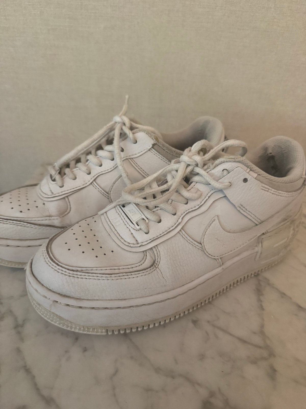 Nike Air Force 1 Shadow sneakers wit - Maat 38.5, Kleding | Dames, Schoenen, Ophalen, Gedragen, Wit, Sneakers of Gympen