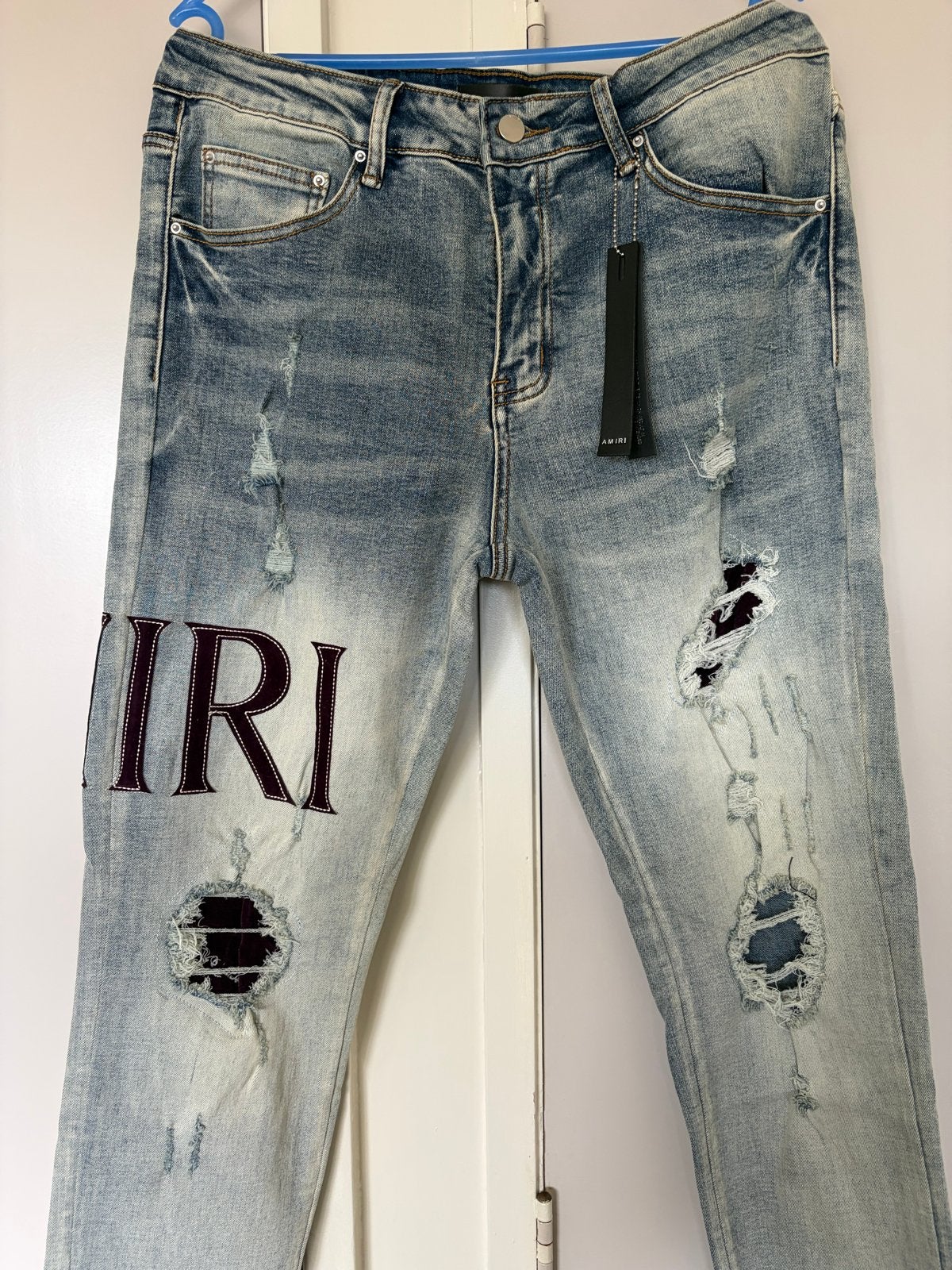 Amiri Jeans - Nieuw met labels Maat 33/34, Ophalen of Verzenden, Nieuw, Blauw, W33 - W34 (confectie 48/50)