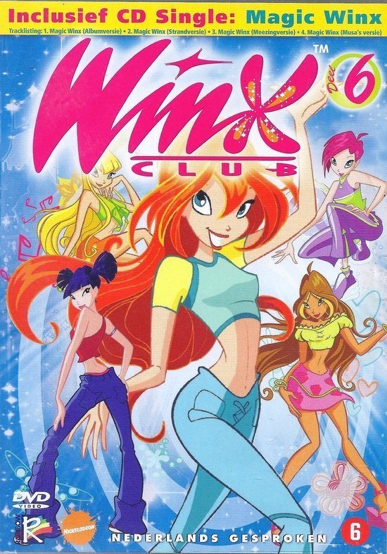 Winx Club Deel 6 DVD met CD Single: Magic Winx, Inclusief DVD, Animatie, Verzenden, Alle leeftijden