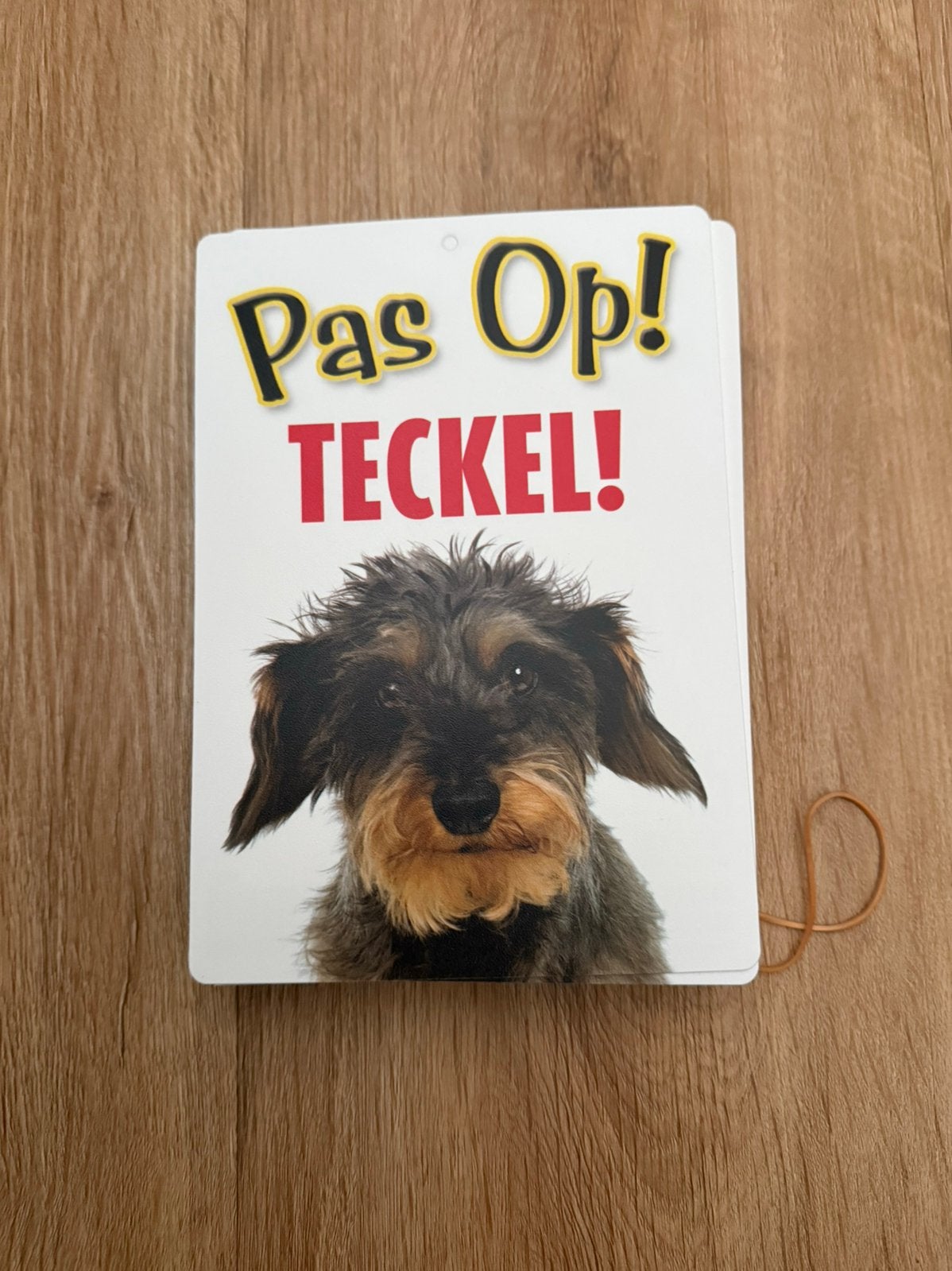 Waakbord teckel, Ophalen of Verzenden, Nieuw
