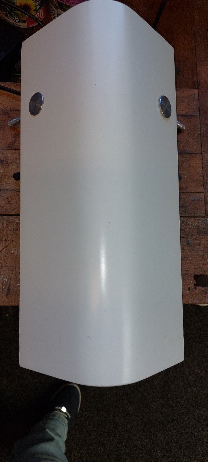4 Auping Auronde originele  bedpoten 34 cm hoog, wit, Gebruikt, 70 cm of minder, Wit, Tweepersoons