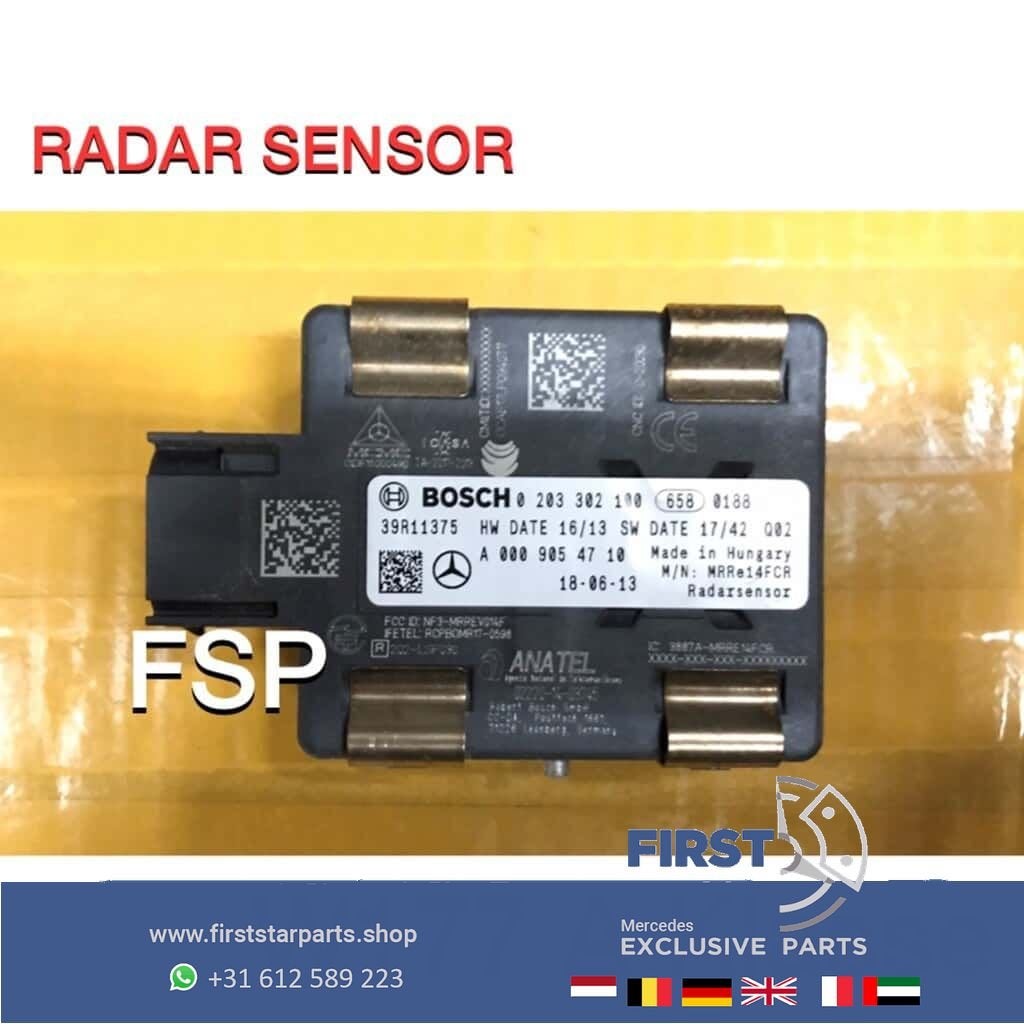 W177 afstand radar sensor A0009054710 Mercedes A Klasse 2018, Gebruikt, -, Ophalen of Verzenden, -