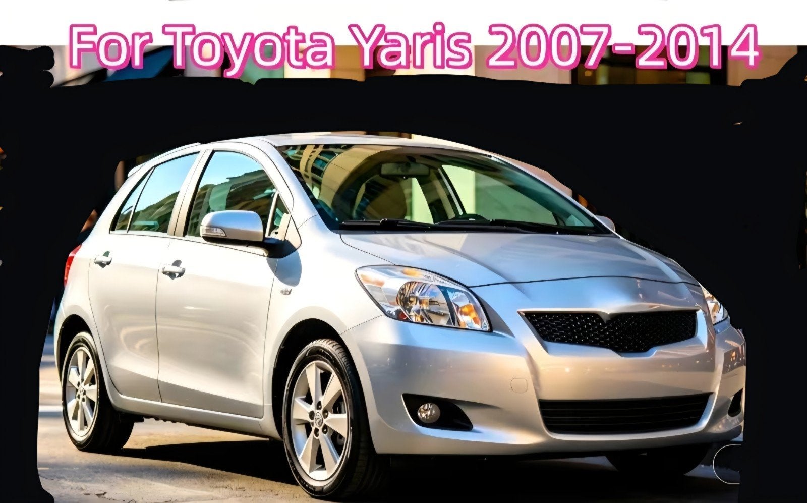Nieuw 4 regenafstoters/ zonnescherm Toyota Yaris, Ophalen of Verzenden