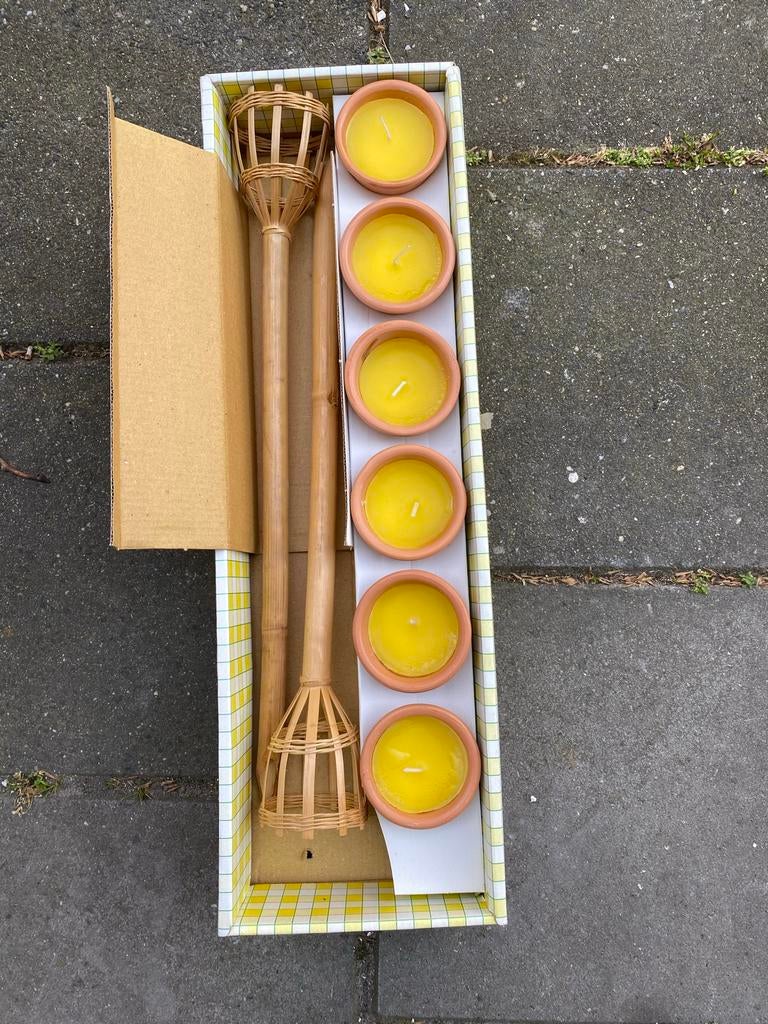 Tuin kaars fakkel set - Nieuw in doos, Tuin en Terras, Fakkels, Nieuw, Ophalen of Verzenden