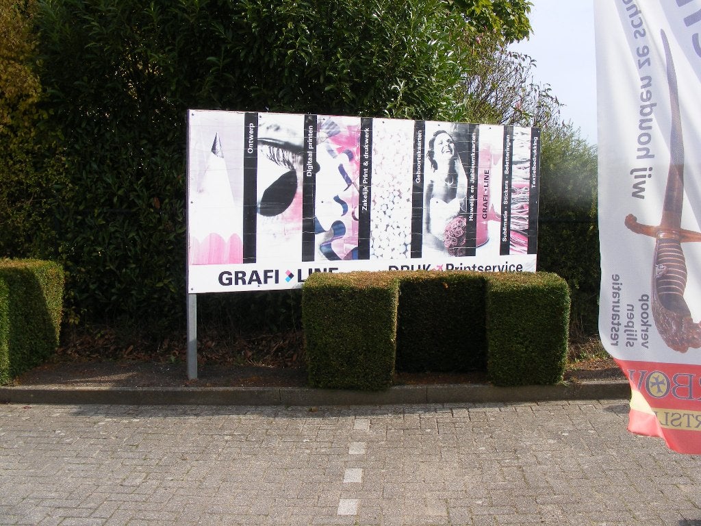 Reclamebord, Ophalen, Zo goed als nieuw, Reclamebord