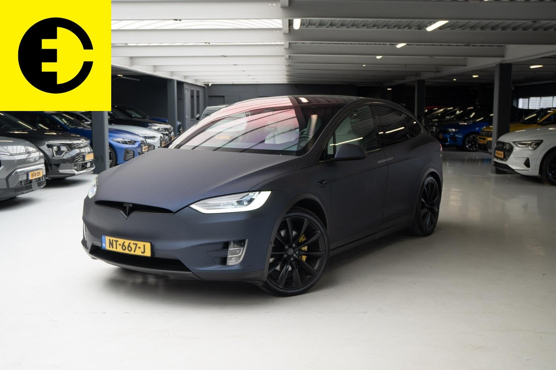 Tesla Model X 90D Base 6p. | Free Supercharging | AutoPilot, Auto's, Tesla, Automaat, Model X, Gebruikt, 124 €/maand