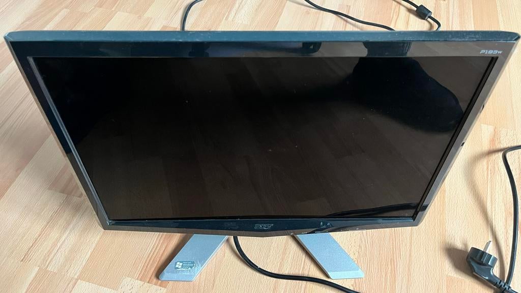 Acer P193W monitor, Computers en Software, Monitoren, Ophalen, Gebruikt, Overige typen, VGA
