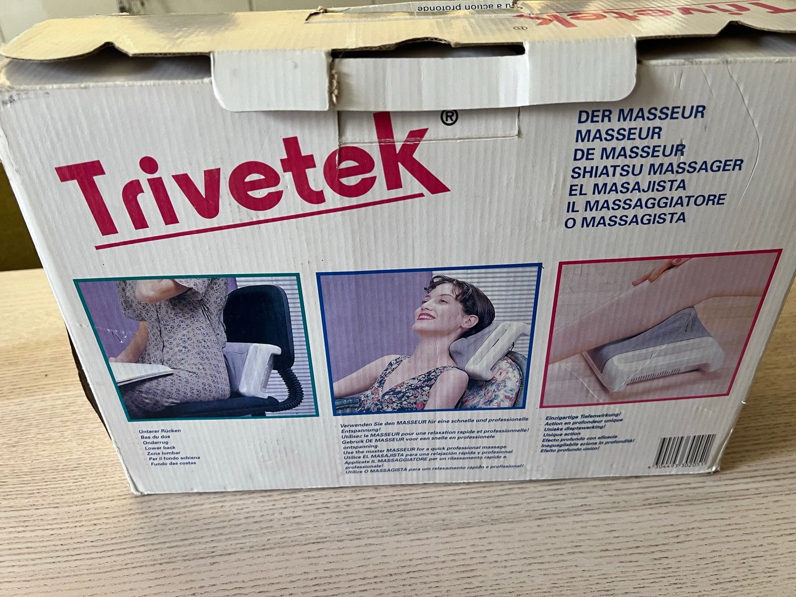 Trivetek Shiatsu Massager - Ontspanning voor rug en nek, Ophalen, Gebruikt, Massagestoel of Kussen