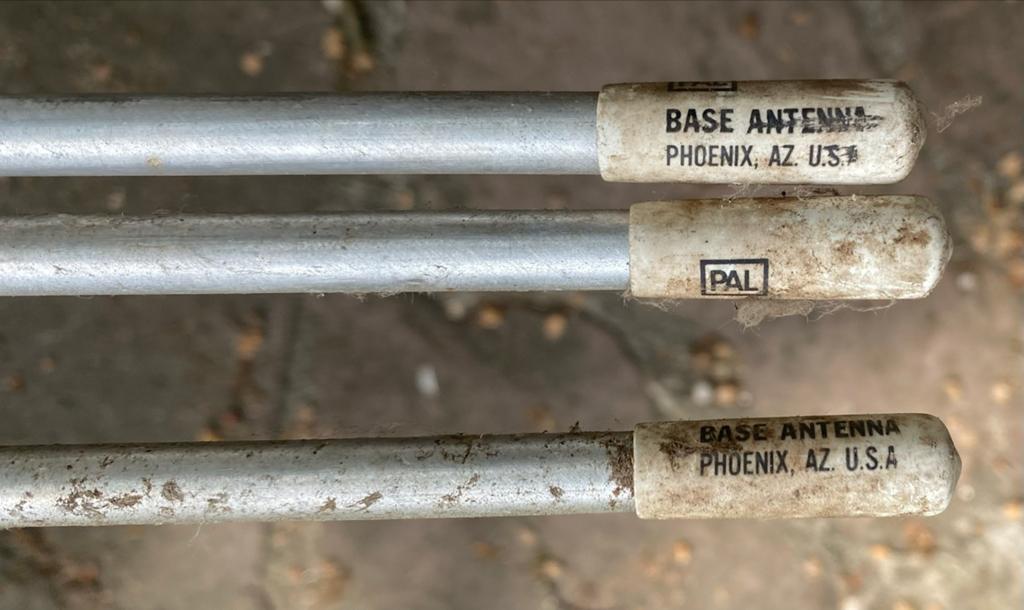 Vintage PAL Radials (Road Pal/FireStik) voor CB-radio, Telecommunicatie, Antennes en Masten, Ophalen, Gebruikt, Antenne