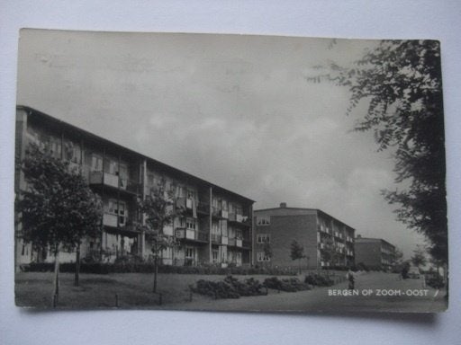 P325 Bergen op Zoom Oost - 1958, Verzenden, 1940 tot 1960, Gelopen, Noord-Brabant