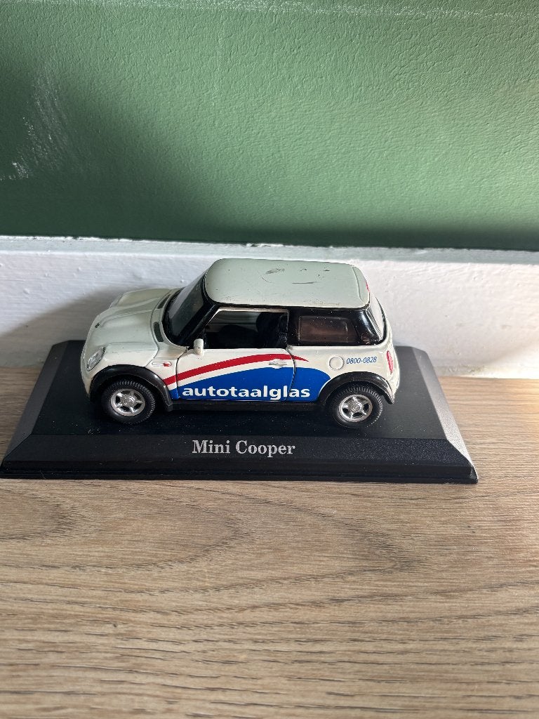 Welly Mini Cooper - Autotaalglas Editie, Ophalen of Verzenden, Gebruikt, Auto, Overige merken