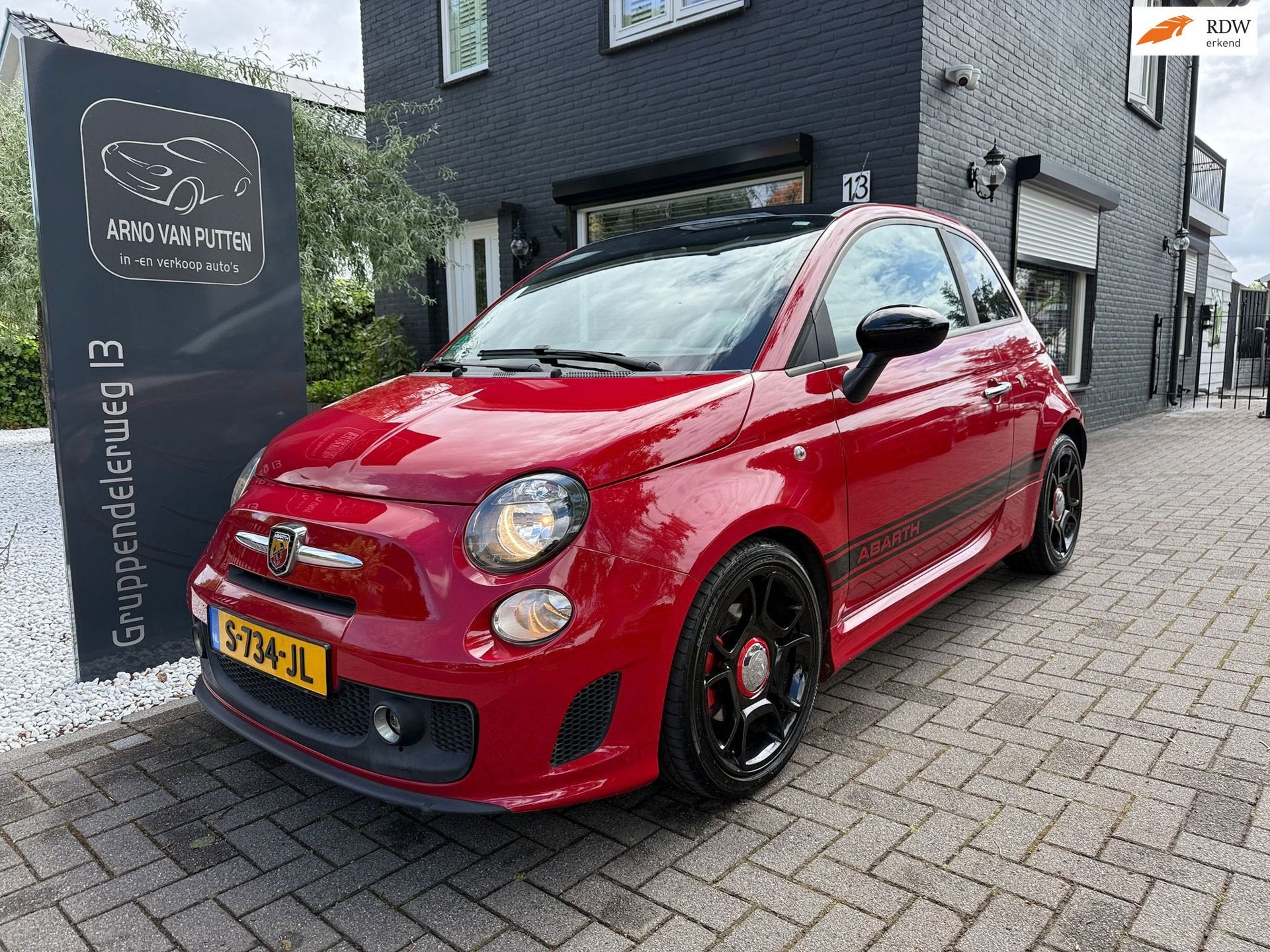 Fiat 500 1.4-16V Abarth, Auto's, Fiat, Voorwielaandrijving, Euro 5, Automatische klimaatregeling, 4 cilinders