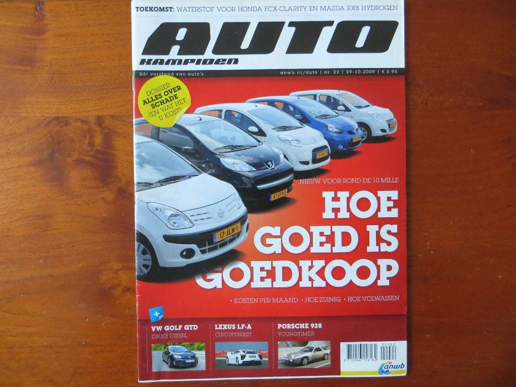 Autokampioen 22 2009 Porsche 928, Lexus LF-A, 107, C1, Aygo, Ophalen of Verzenden, Nieuw, Porsche