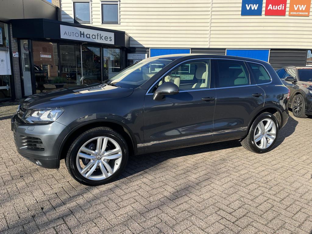 Volkswagen Touareg 3.6 FSI Highline 2 de eigenaar, navi, lee, Automaat, Euro 5, Gebruikt, Beige