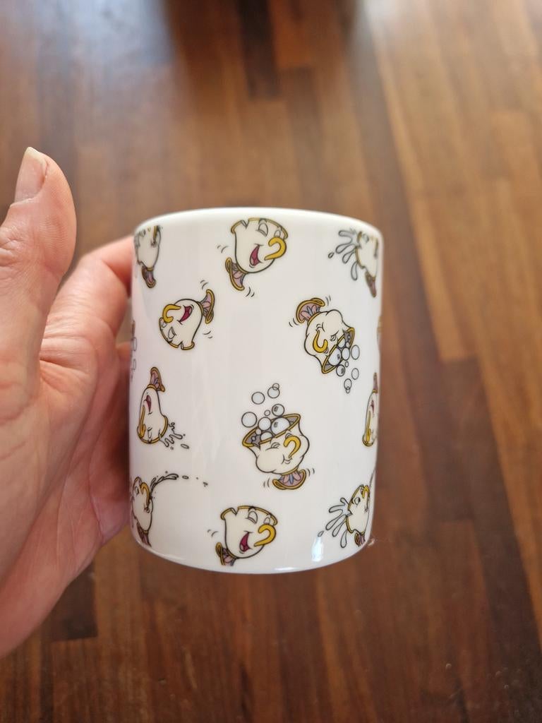 Disney mok belle en beest, Ophalen of Verzenden, Assepoester of Belle, Zo goed als nieuw, Servies
