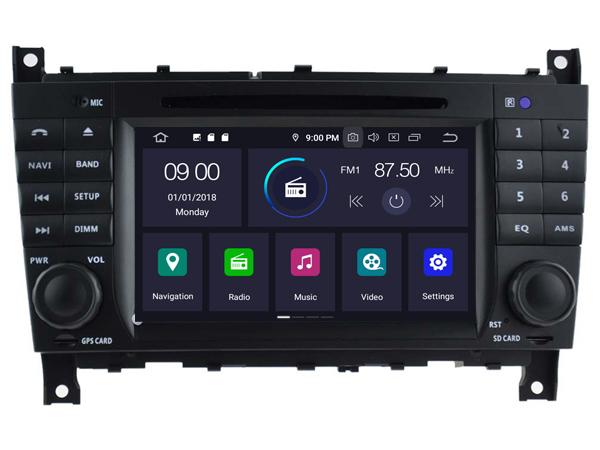 Mercedes C klasse 2004-2007 Apple Carplay Android auto, Aycar, Ophalen of Verzenden, Zo goed als nieuw, Aycar