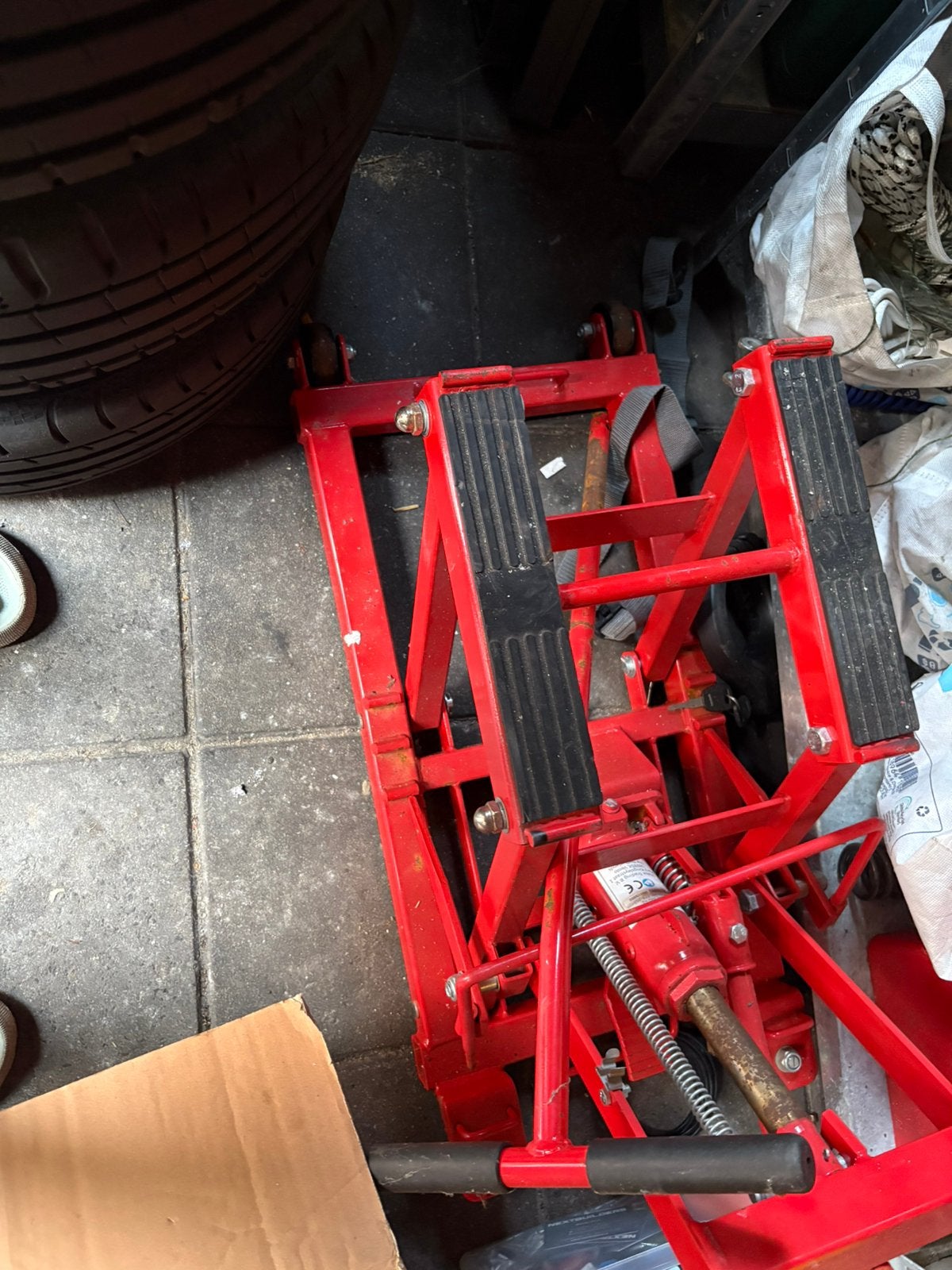 scooter krik, Ophalen, Gebruikt, Manueel, Garagekrik