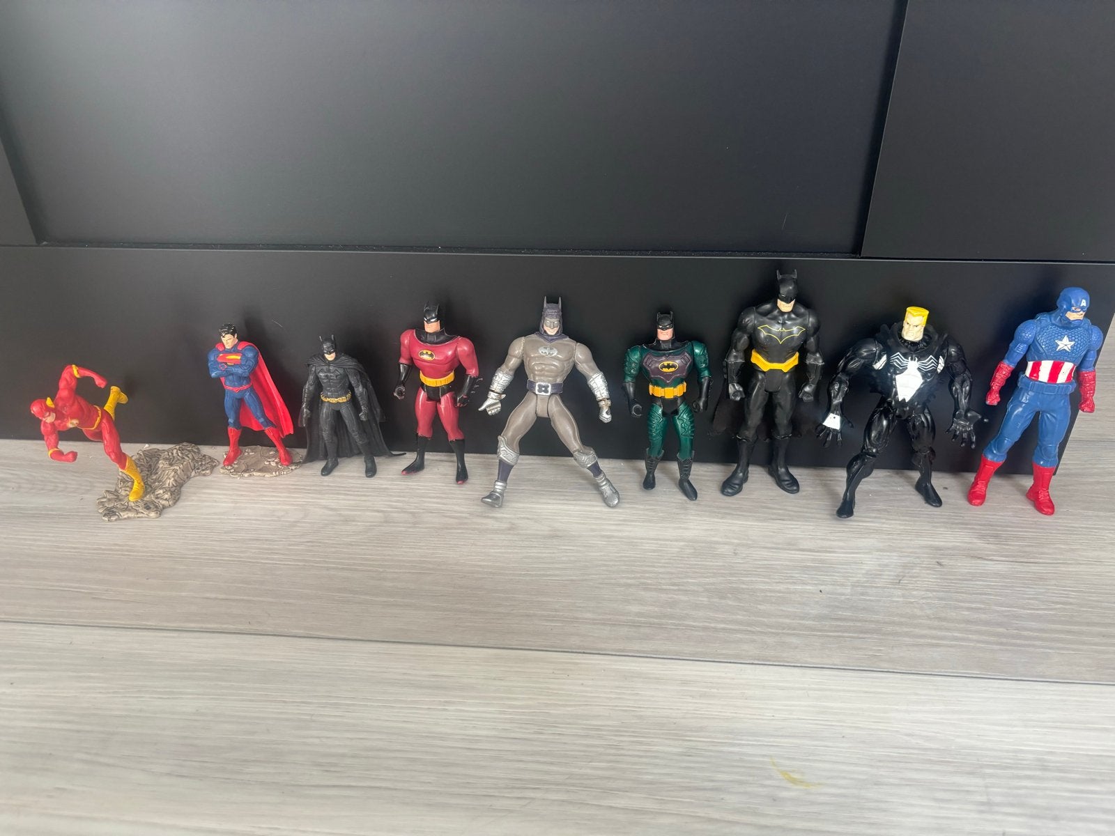 Leuke superhelden actiefiguren set, Kinderen en Baby's, Ophalen of Verzenden, Gebruikt