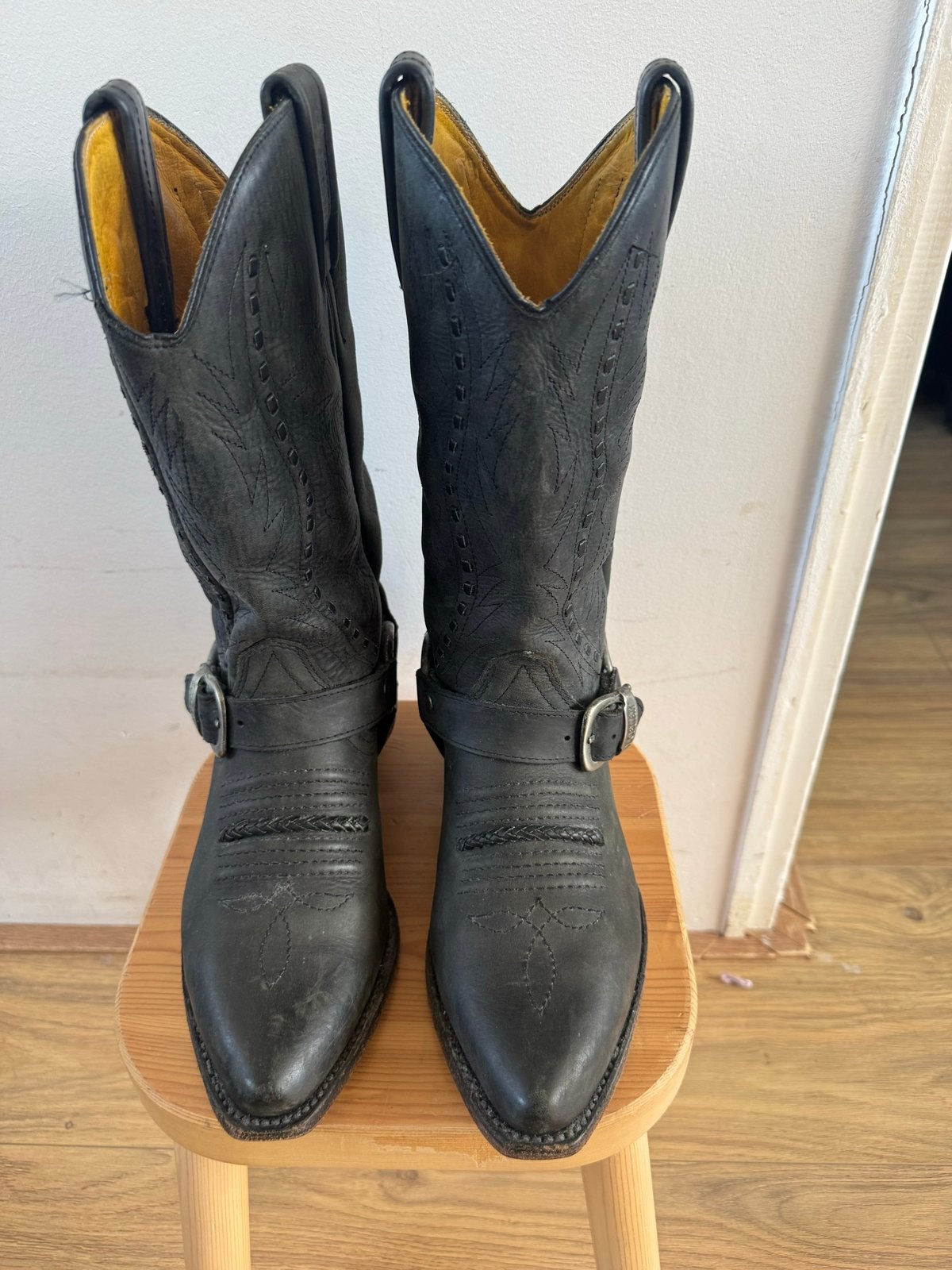 Loblan Cowboylaarzen Zwart Maat 38, Ophalen of Verzenden, Gedragen, Zwart, Lage of Enkellaarzen