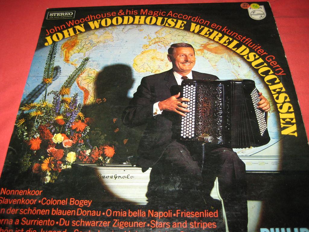 LP, John Woodhouse: Wereldsuccessen (NO44), Ophalen of Verzenden, Zo goed als nieuw, 12 inch