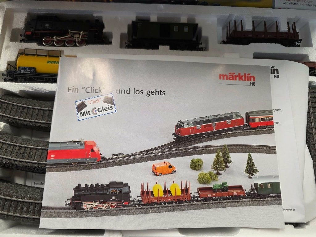 grote marklin set 29185, Wisselstroom, Rails, Ophalen of Verzenden, Zo goed als nieuw