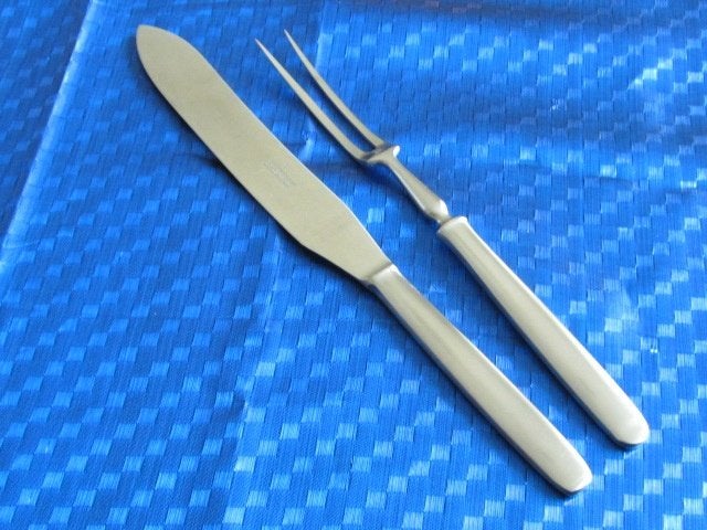 trancheercouvert Gero roestvrij 26/31cm mat heft, Huis en Inrichting, Gero, Bestekset, Zo goed als nieuw, Rvs of Chroom