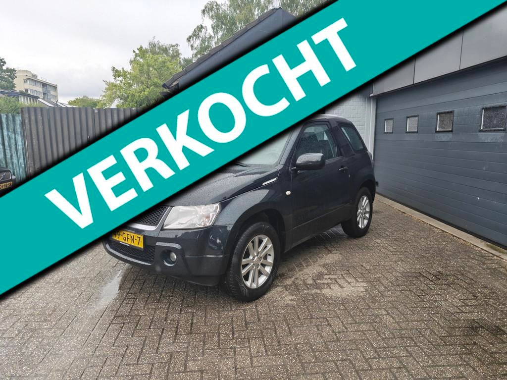 Suzuki Grand Vitara 1.6-16V High Executive,AWD,Airco,Radio m, 1345 kg, 4 cilinders, Grand Vitara, Zwart